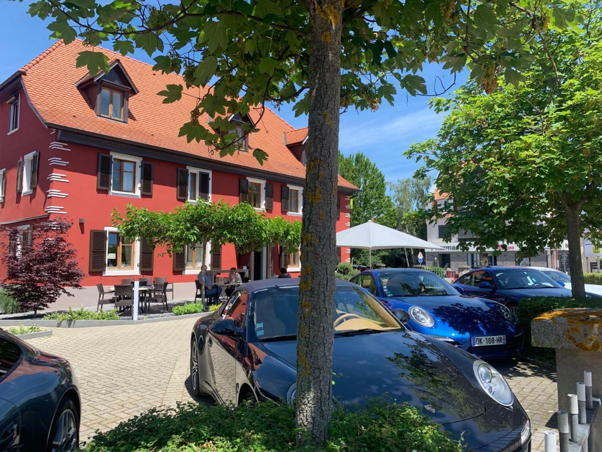 Hôtel Restaurant Au Lion Rouge Bartenheim Exterior foto