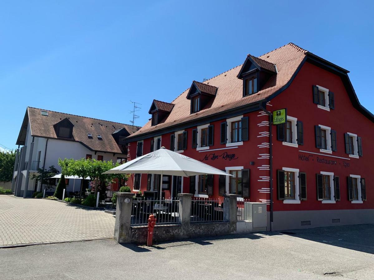 Hôtel Restaurant Au Lion Rouge Bartenheim Exterior foto