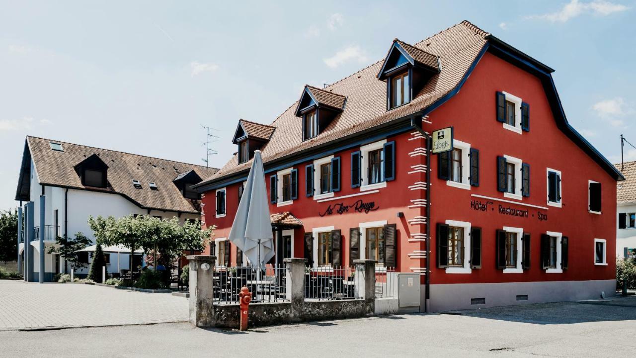 Hôtel Restaurant Au Lion Rouge Bartenheim Exterior foto