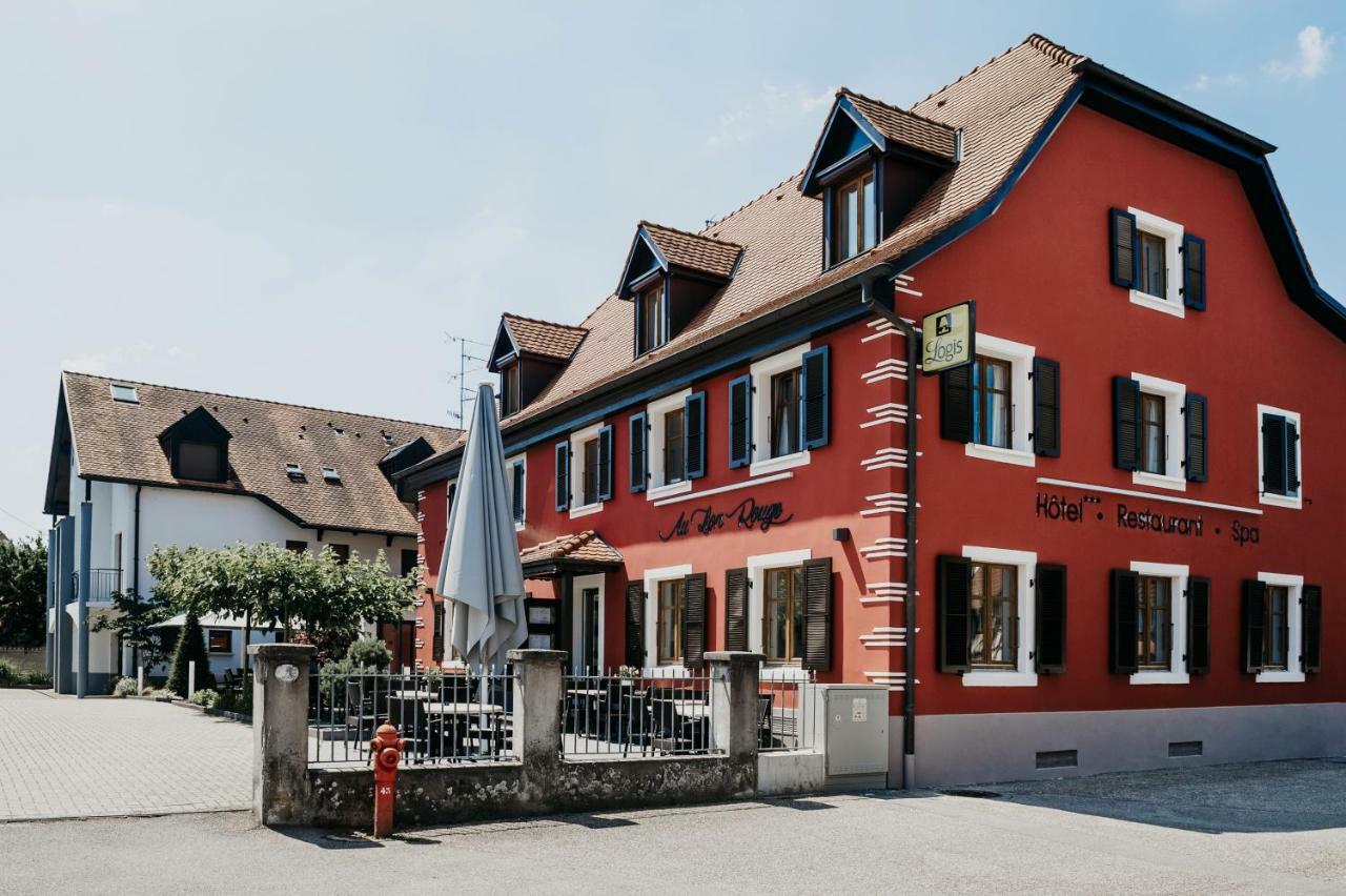 Hôtel Restaurant Au Lion Rouge Bartenheim Exterior foto